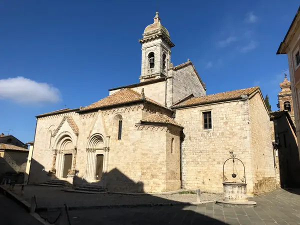 San Quirico d'Orcia: the Collegiate Church of Saints Quiricus and Julietta