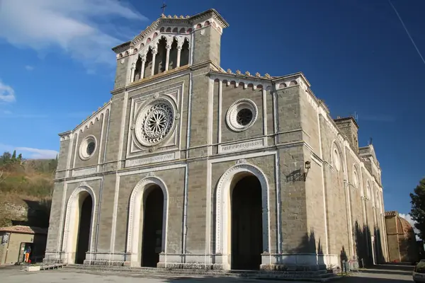 Cortona: la facciata della Basilica di Santa Margherita