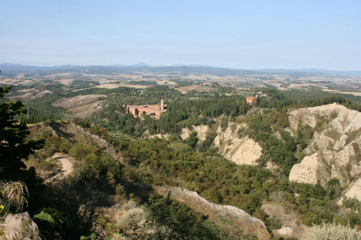The Crete Senesi around the Abbey of Monte Oliveto Maggiore
